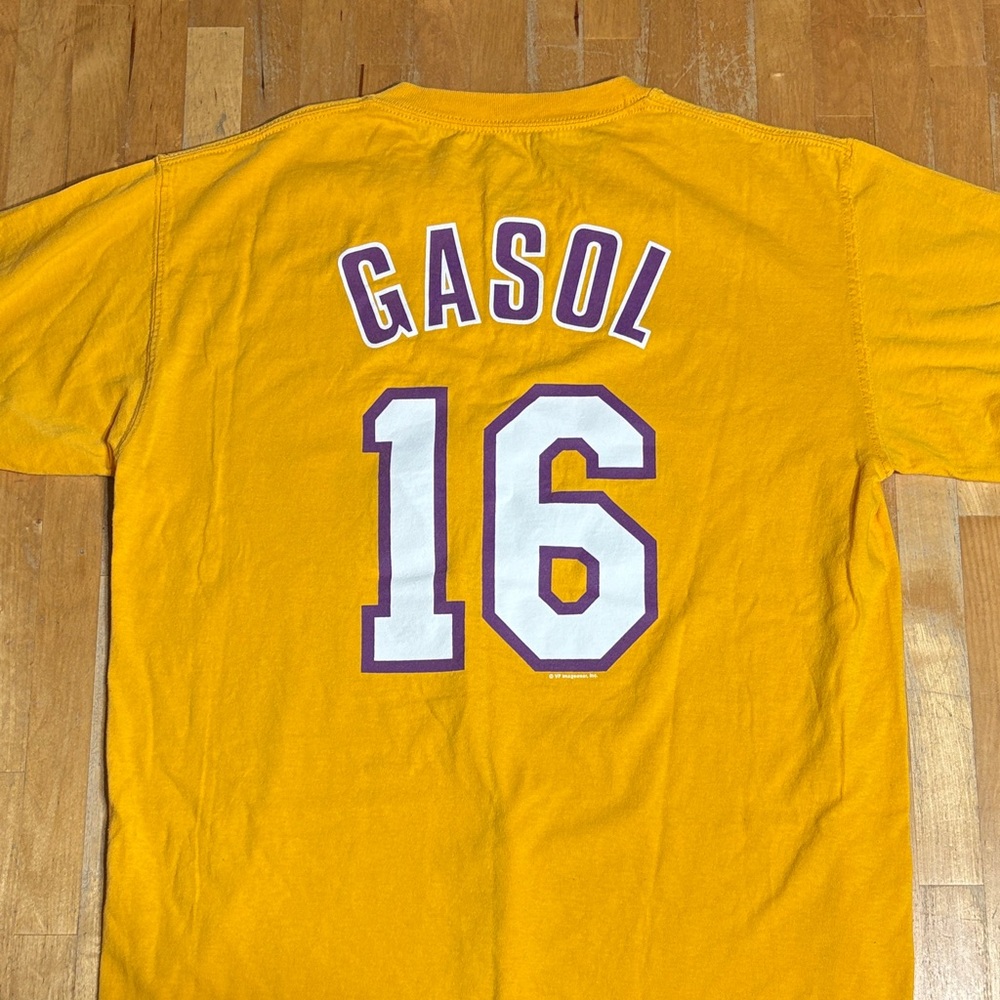 Majestic Pau Gasol Los Angeles Lakers Tshirt